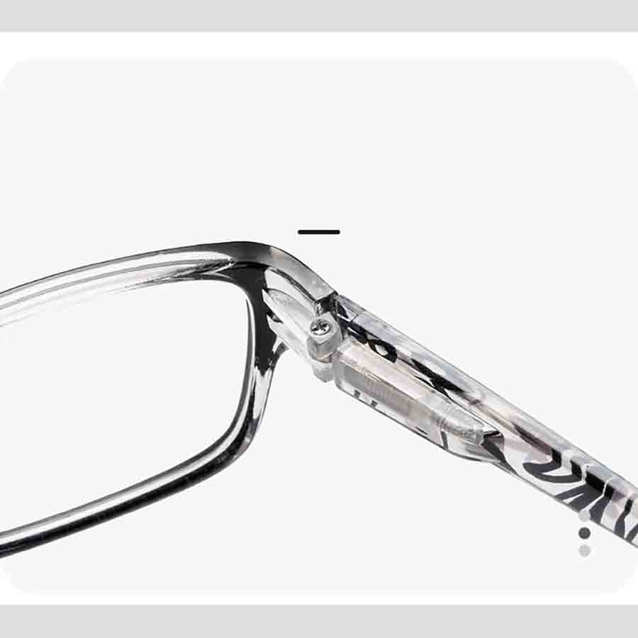 Reading Glasses Retro Oval Shaped Glasses Anti Blue Light Glasses Fashionable Personalized Black Thin Border Plain Face Eyewear