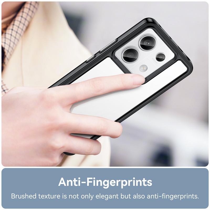 Für Redmi Note 13 Pro 5G Hülle Für Redmi Note 13 Pro 5G Hülle 6,67 Zoll Bunte Weiche Kante Silikon Transparent Bumper