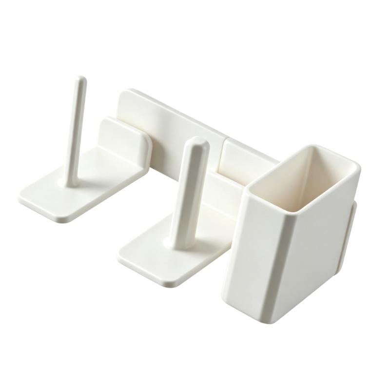 Beverage Station Cup and Straw Storage Rack Paper Cup and Lid Holder for Coffee Corners and Offices