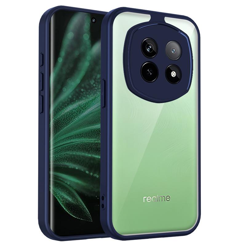 Realme P2 Pro 5G RMX3987 Case Shockproof Silicone TPU Bumper Clear Back Hard Cover Matte Phone Case for Realme P2 Pro 5G RMX3987