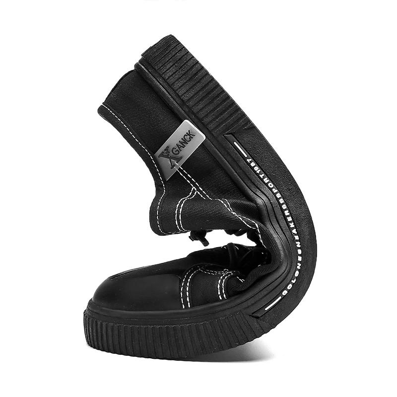 Summer Half Dragged Casual Shoes Canvas Breathable Flat Bottom Non Slip Walking Outdoor Street Casual Shoes Set Foot Lazy Shoes