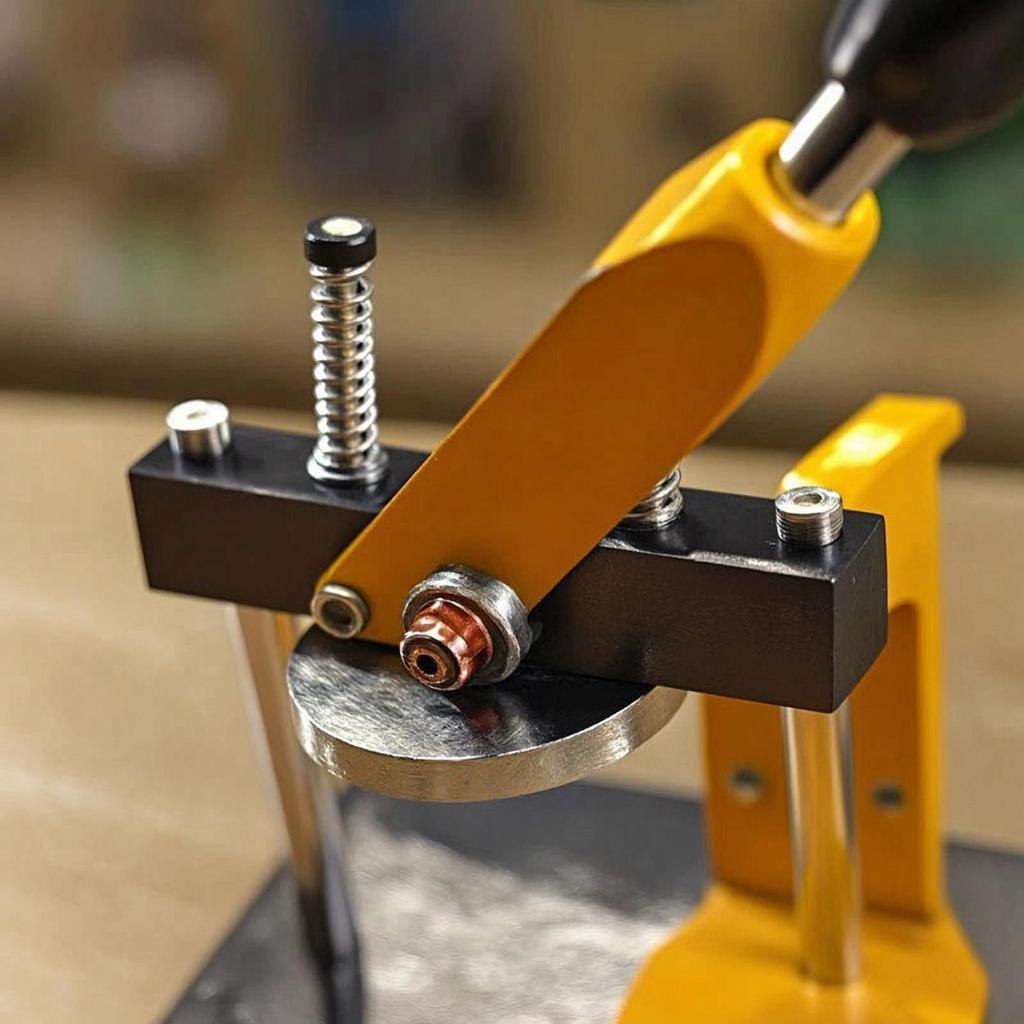 Button Maker Machine Hand-Press-Style Pin Press Tabletop for Craft Studios