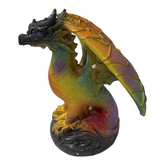 

Настольная лампа из смолы в форме животного, настольная лампа, очаровательный красочный ночник для украшения дома, спальни 15cm Dinosaur