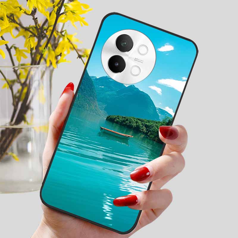 For Vivo V40 Lite 5G Case Fashion Soft Silicone Lovely Phone Cover for Vivo V 40 Lite V40Lite 5G Protect Back Cover TPU Coques