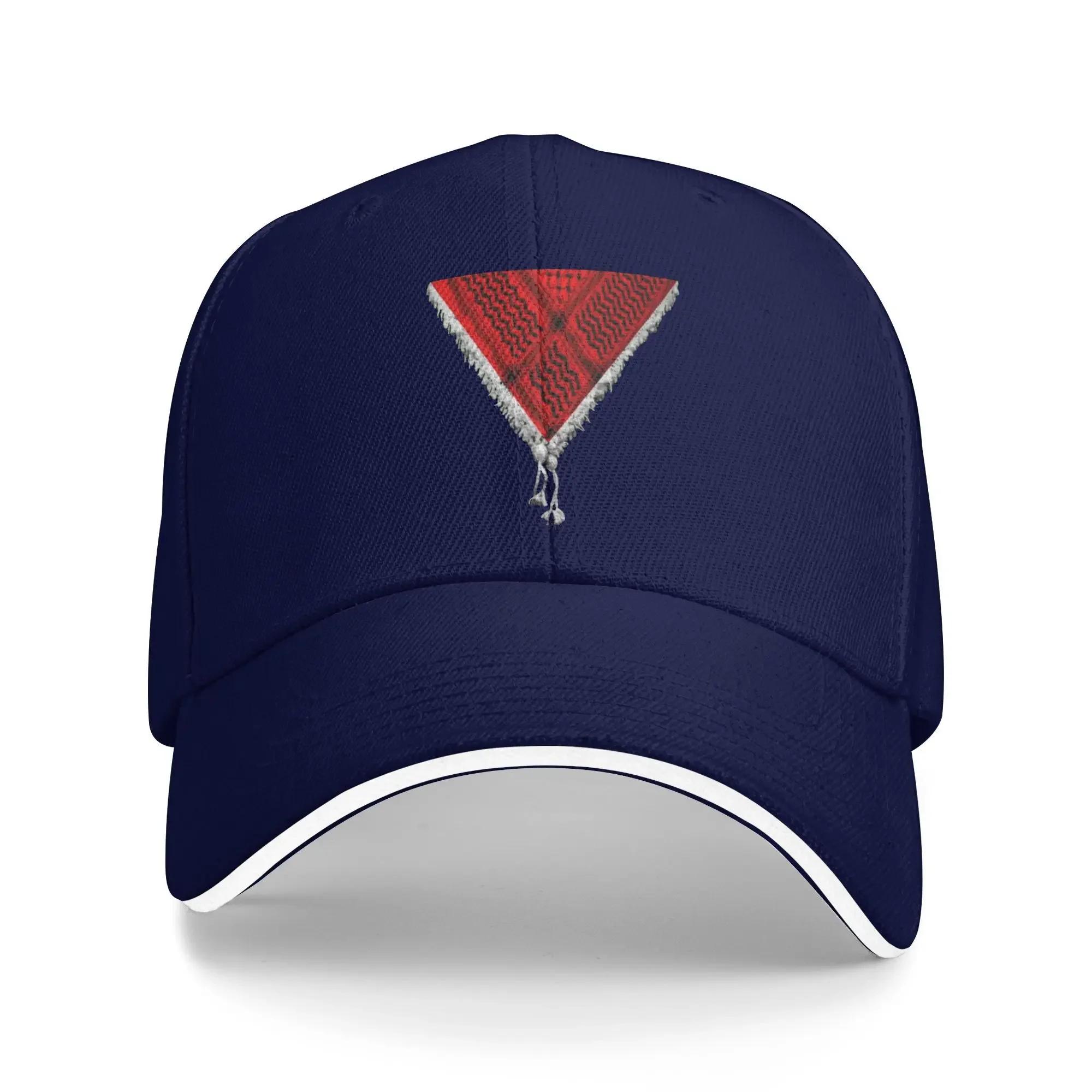 The Red Triangle Palestinian Casual Baseball Cap Spring  Trucker  Sun-Proof Outdoor Sports s Couple Fashion Baseball Caps One Size
