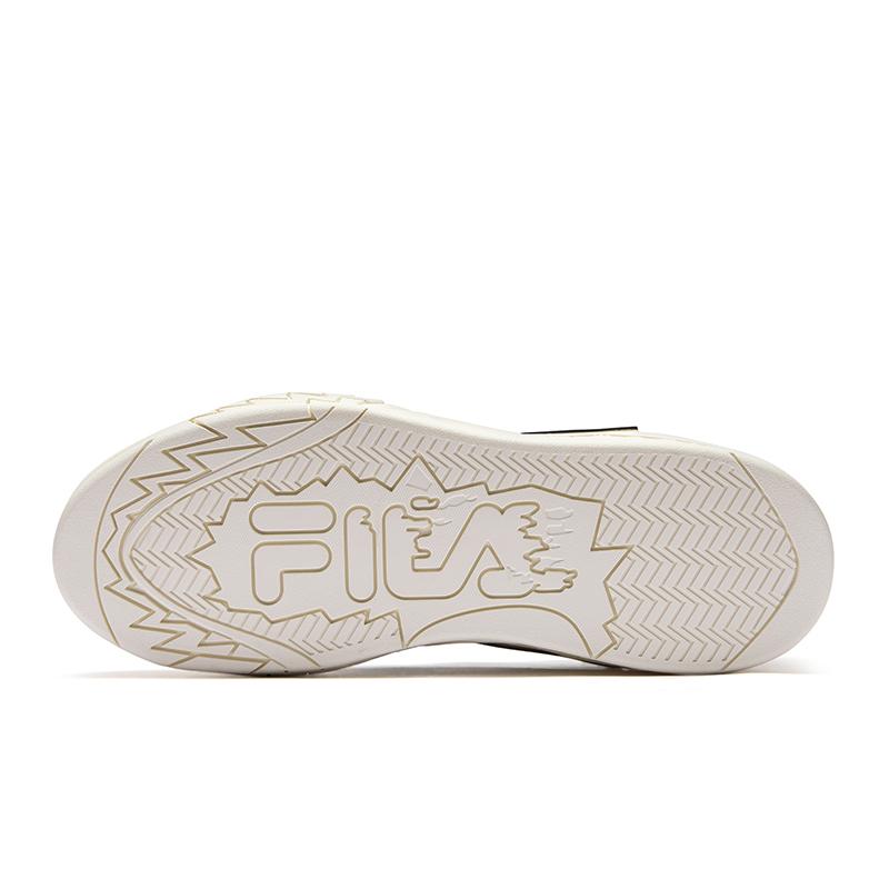 Fila Fusion Desperado Low Batman Fashion Trend Comfortable Retro Basketball Shoes Men sneaker Off-White Gray T12M523212BGA