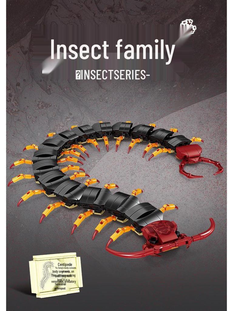 Kai Zhi Educational Building Blocks - Animal and Insect Models for Kids (Scorpion & Centipede)