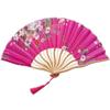 Portable Multi-pattern Bamboo Wooden Summer Gift Flower Personalized Dance Hand Fan Fan Crafts Folding Fan Home Decoration