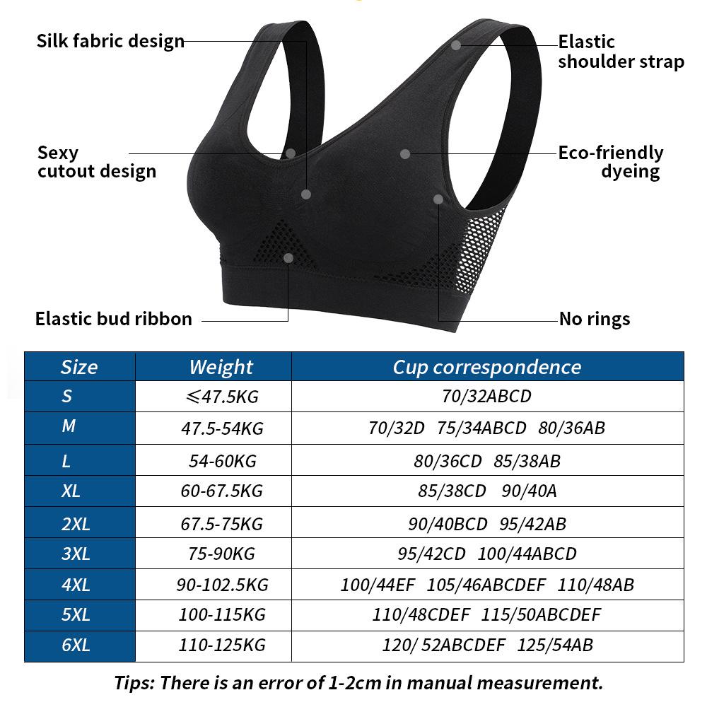 Reggiseno Sportivo Imbottito Senza Cuciture da Donna - Traspirante, Altamente Elastico, Senza Ferretto, Top Yoga in Rete