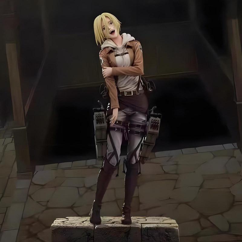 

Latest 28cm Attack On Titan Anime Figures Annie Leonhart Figures Pvc Statue Collection Model Room Decoration Birth Date Present Playthings