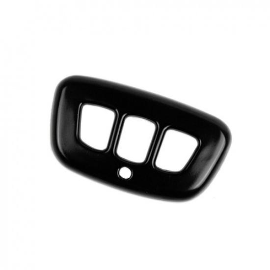 Front Reading Light Switch Cover Trim 1PCS For Ford Mustang 2024-25 Bright Black