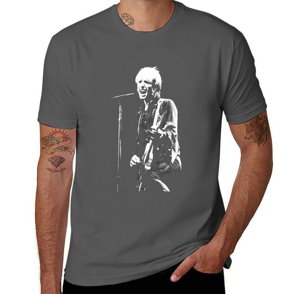 Fame Petty Concerts Tribute Gift Fan TShirt Novelty Print Casual Tee Shirt