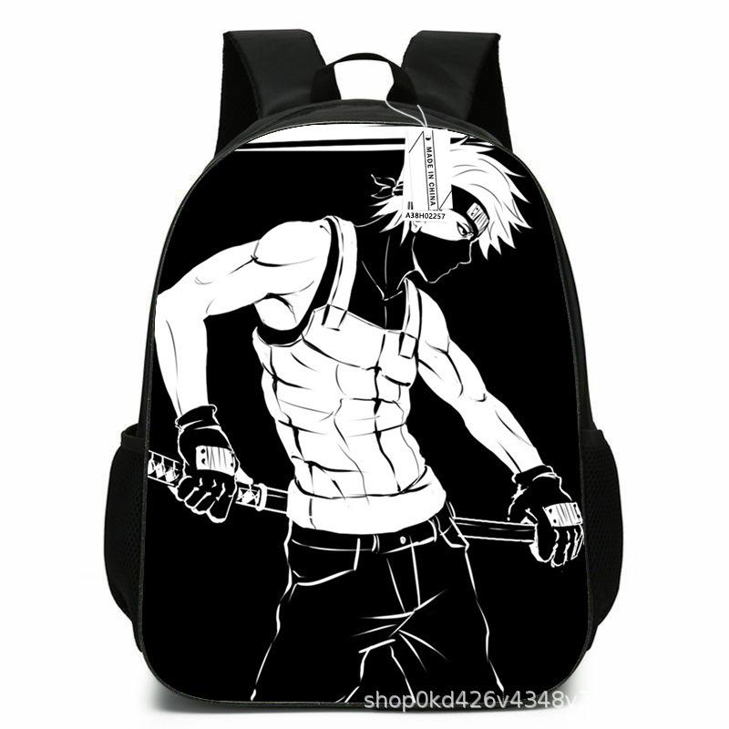 Naruto Peripheral Schoolbag Naruto Sasuke European and American Elementary and Middle School Students Backpack Cartoon Animation Computer Bag