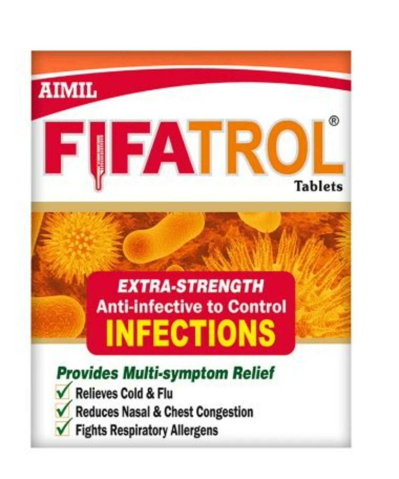 

AIMIL Fifatrol Tablets Natural Imunity Booster For Stamina & General Wellness 30 Tablets (Упаковка з 2 штук)