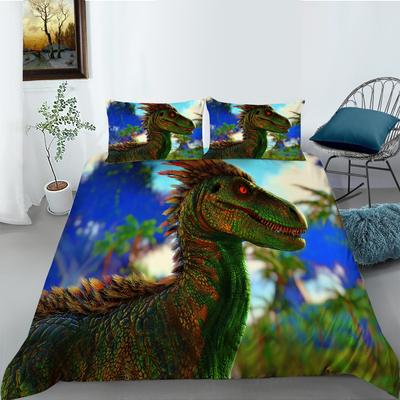 Dinosaur Series Polyester Bedding Two-Piece Set Digital Printing