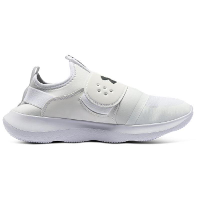 Under Armour Runplay Comfort Sports Cushioned Durable Breathable Lightweight Low Running Shoes Men White 3024870-106