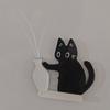 Acryl Kattenbaard Collectie Ornamenten Magnetische Cartoon Kat Koelkaststicker Zwarte Kat Duwt Vaas Decoratie
