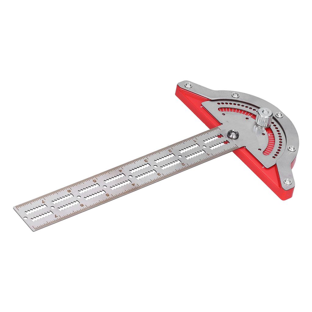 10in Woodworkers Rule Sturdy Clear Scale Precise Wear Resistance with Accessory Measuring Tool