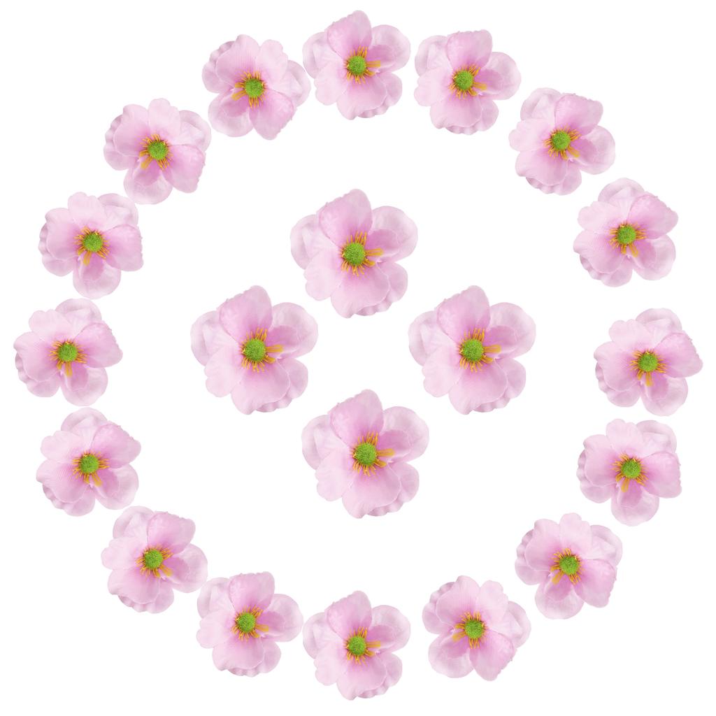 50Pcs Artificial Flower Heads Fake Wildflower Heads Bulk Artificial Flowers for DIY Wedding Bouquets  Party Home Decorations