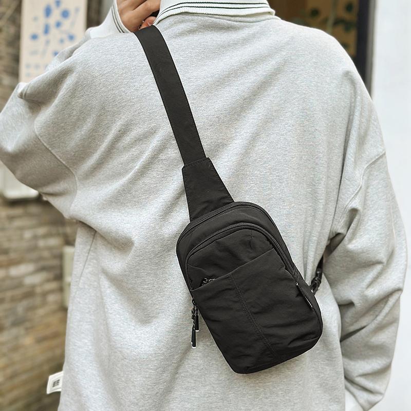 Waterrepellent Travel Chest Bag Mens Shoulder Bag Women Outdoor Cycling Commuter Crossbody Bag