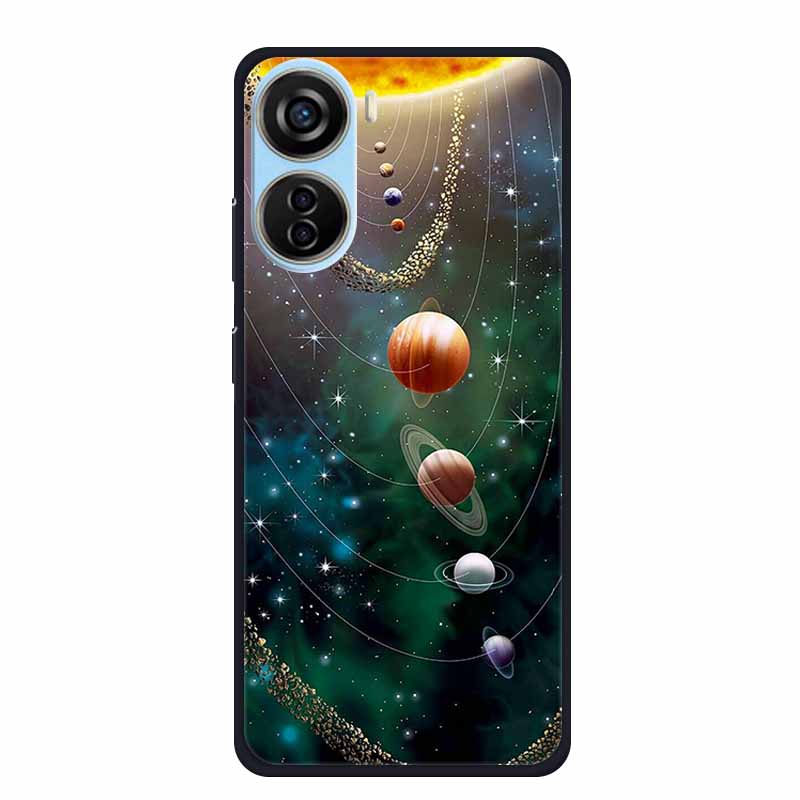 Handyhülle Für ZTE Axon 40 Lite Rückseite Hülle Schwarzes Silikon Weiche Hülle Für ZTE Blade V41 Vita V50 Design 5G LIBERO 5G IV Hülle