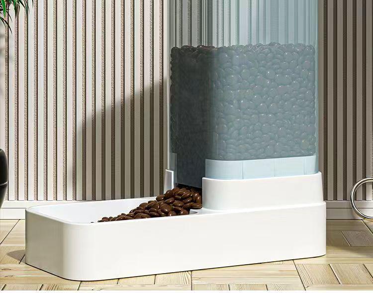 Automatic Pet Water and Food Dispenser - Cat & Dog Bowl and Tray Set