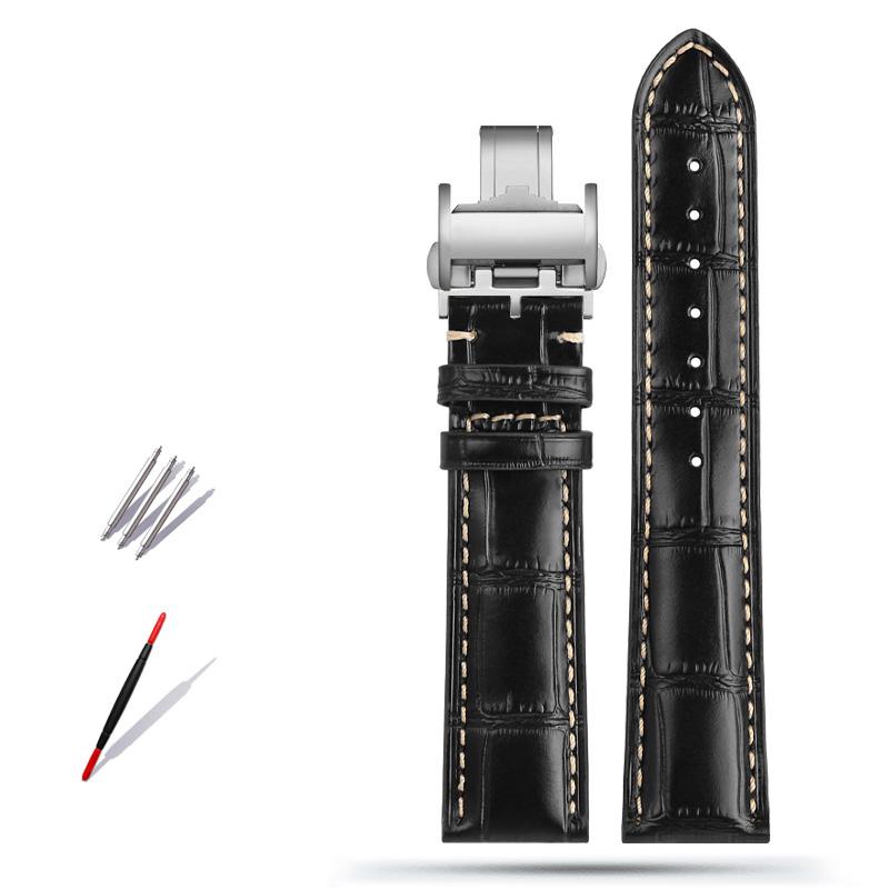 

Классический ремешок для часов из коровьей кожи 19 мм, 20 мм, 21 мм для коллекции Longines Masters L3 L4 L2.628/L2.673 с застежкой-бабочкой 20mm