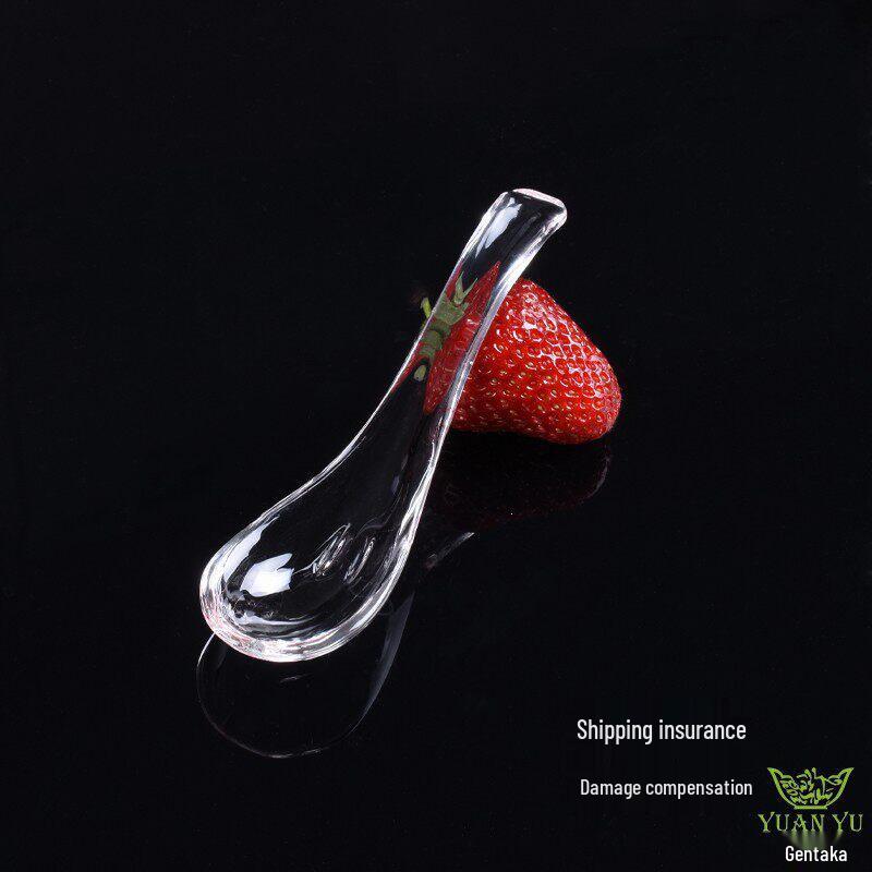 Lead-Free Heat-Resistant Crystal Glass Spoon and Chopsticks Set