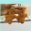Adorable Plush Teddy Bear Keychain Soft Stuffed Animal Doll Cute Gift