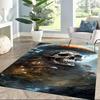 Knife Skull Floor Mat Perfect for Playrooms Dormitory Balcony Entryway Antislip Carpet Office home decor Spiritual Gift