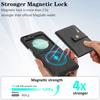 For Samsung Galaxy Z Flip6 5G Kickstand Case Detachable Card Bag Magnetic Case PU Leather Coated TPU Phone Cover