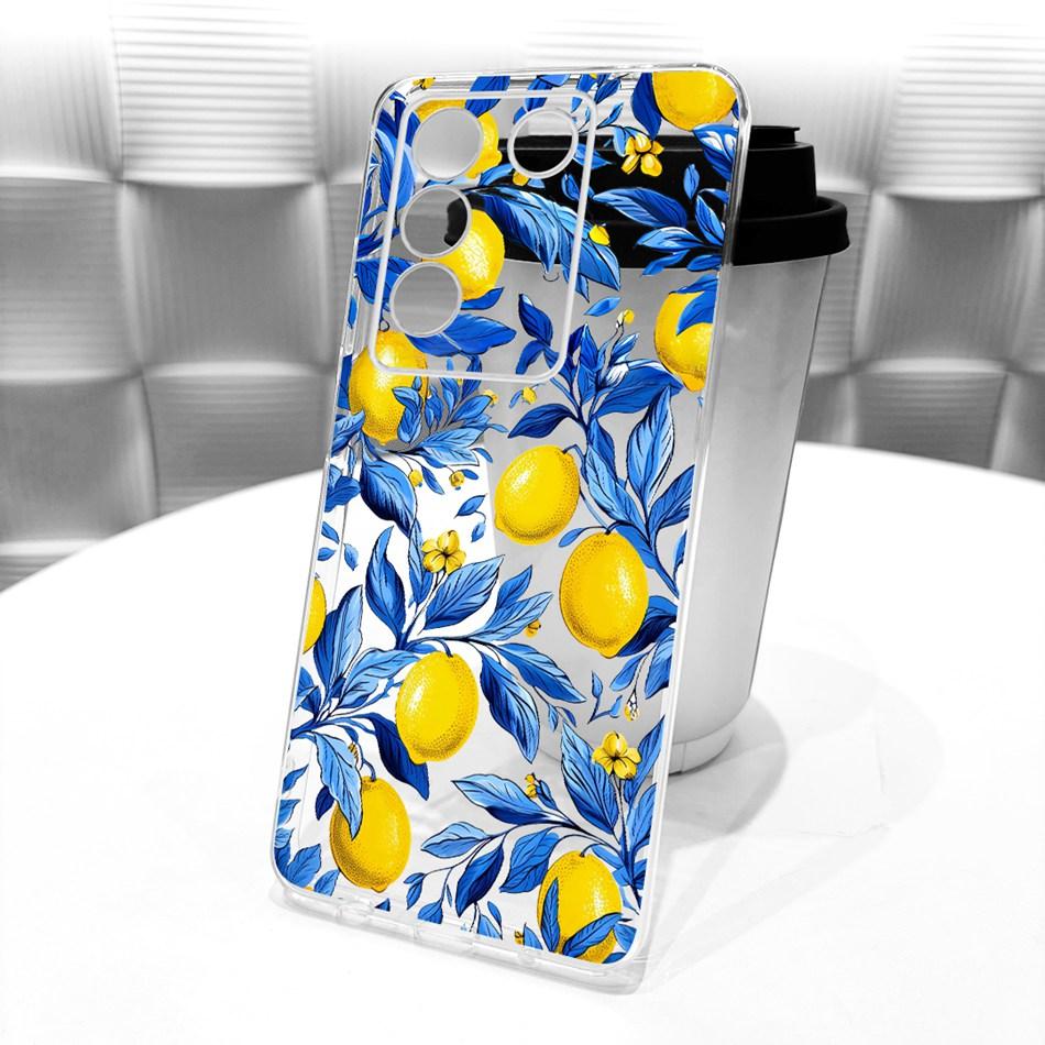 For Vivo V27 V27Pro Cute Flower Butterfly Cat Painted Case For Vivo V 27 V27 Pro V2230 V2231 Soft Silicone TPU Phone Cases