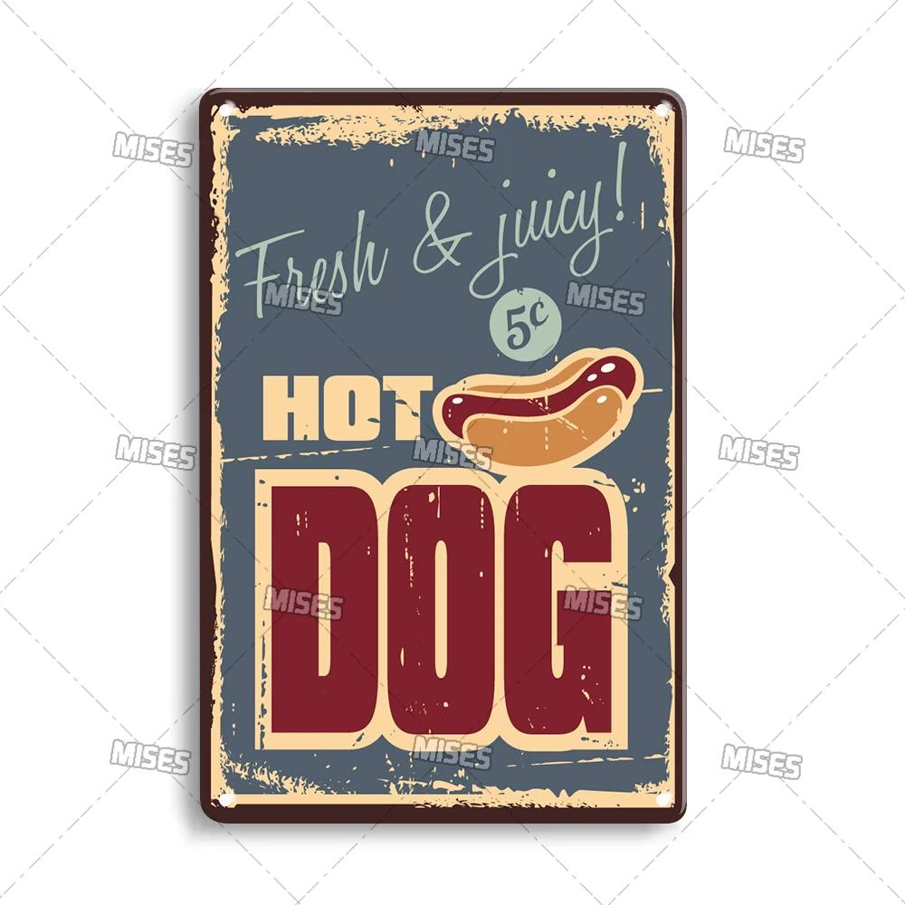 Food Metal Sign Kitchen Metal Poster Home Garage Man Cave Industrial Decor High-Quality Decorative Plate Metal Plaque