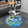 1pc Oceanic Fantasy Chair Carpet for Office,  Soft and Durable Office Rug for Interior Decoration, Perfect for Office yy251227099