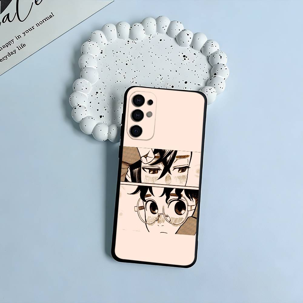 

D-Dandadan- Momo Ayase- Okarun Black Soft Silicone Phone Case for Samsung S25, S24, S21, S22, S23, S30, Ultra, S20, FE, Lite Samsung S24