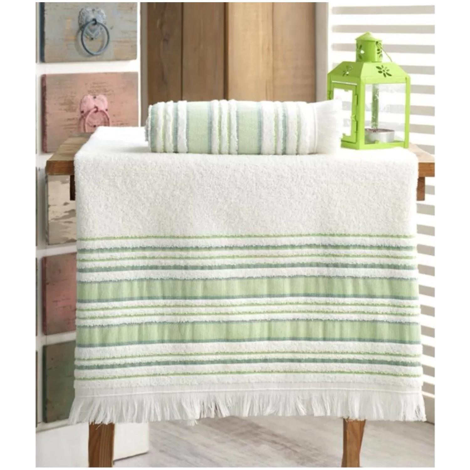 

Набор банных полотенец Louis Marie 70 x 140 см и 50 x 90 см зелёный