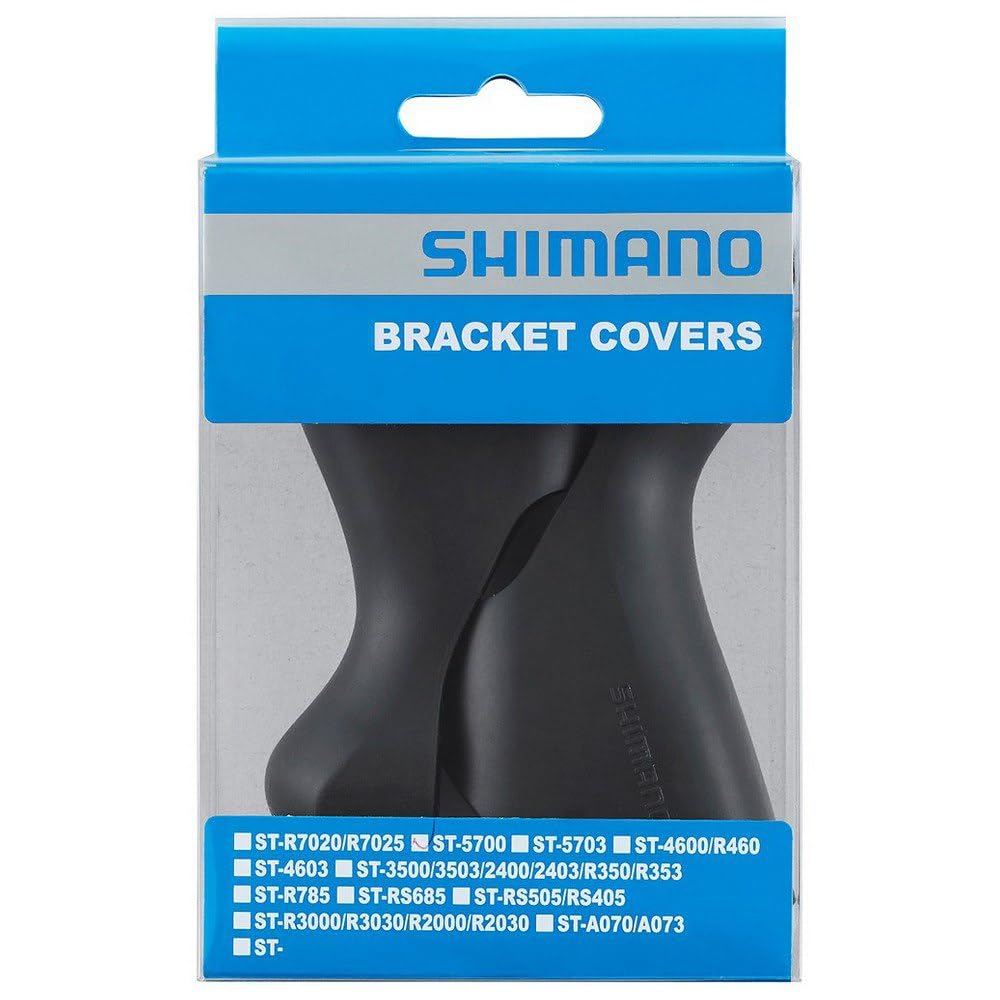 Shimano Ersatzteile Halterungsabdeckung Schwarz Paar Links und Rechts Y6TH98120 ST-5700 ST-5700-S ST-5700-L