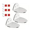 Multipurpose Acrylics Wall Shelves for Baby Monitors and Security Cameras Set of 3 Clear Home Storage Holder Accessory