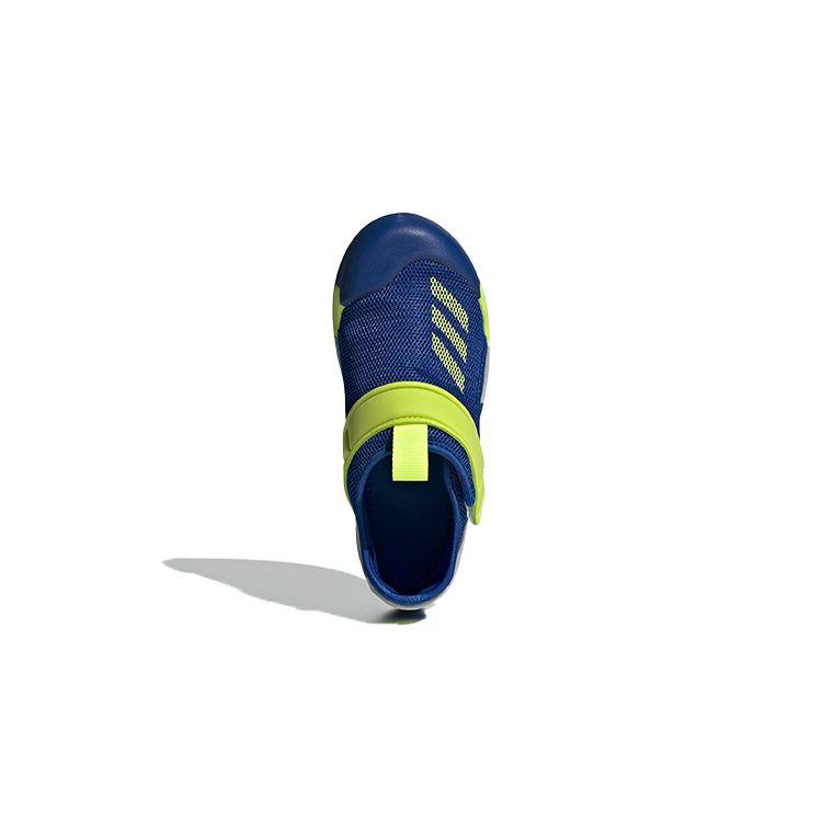 Adidas Sandalias para niños Altaventure Ct C Antideslizantes Resistentes a las patadas Sandalias para niños Azul Amarillo GX5110