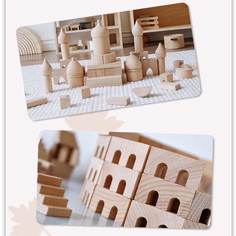 Children'S Large Particle Building Castle Rome Decompression Building Block Construction Creative Model Educational Toys