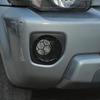 Decorazione della copertura del fendinebbia anteriore dell'auto Decorazione della protezione del fendinebbia per Suzuki Jimny 2019-2023 Accessori in metallo, 2 pezzi(Nero)
