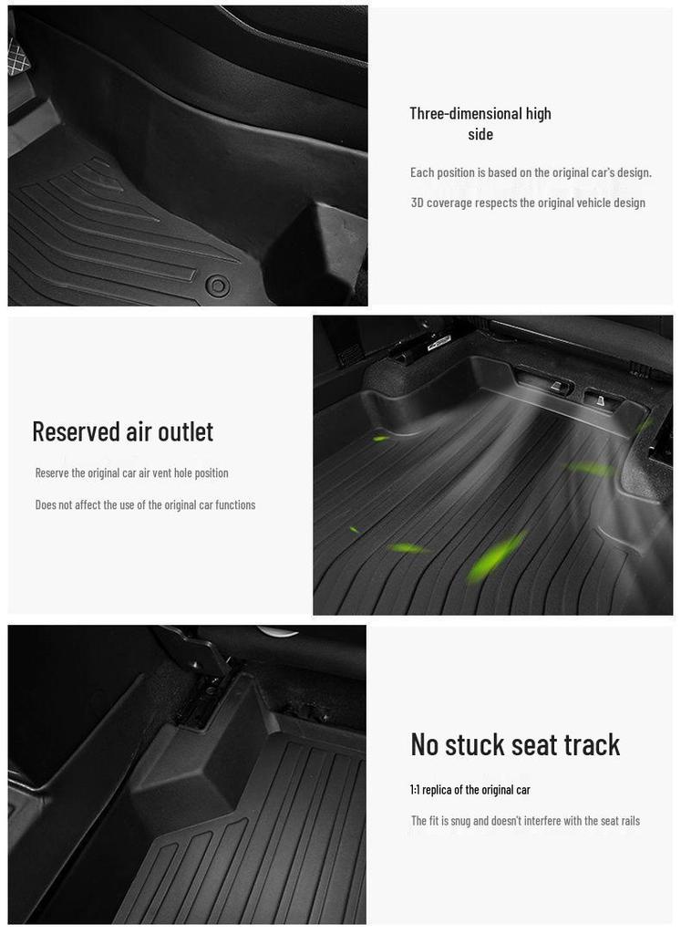 Compatible TPE Floor Mats for Volkswagen Lavida, Tiguan, Touran, Magotan, Variant, Beetle, Jetta, VS5/VA3, and T-Cross.