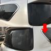 Heckscheiben-Seitenspoiler-Flügel für Nissan Patrol Y62 2010– ABS glänzend schwarz Heckklappendeckel Canards Splitter Seitenspoiler