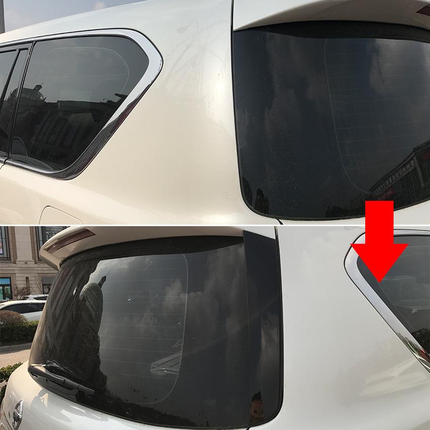Aripa spoiler lateral lunetă pentru Nissan Patrol Y62 2010- ABS, negru lucios, capac portiere din spate, Splitter, spoiler lateral