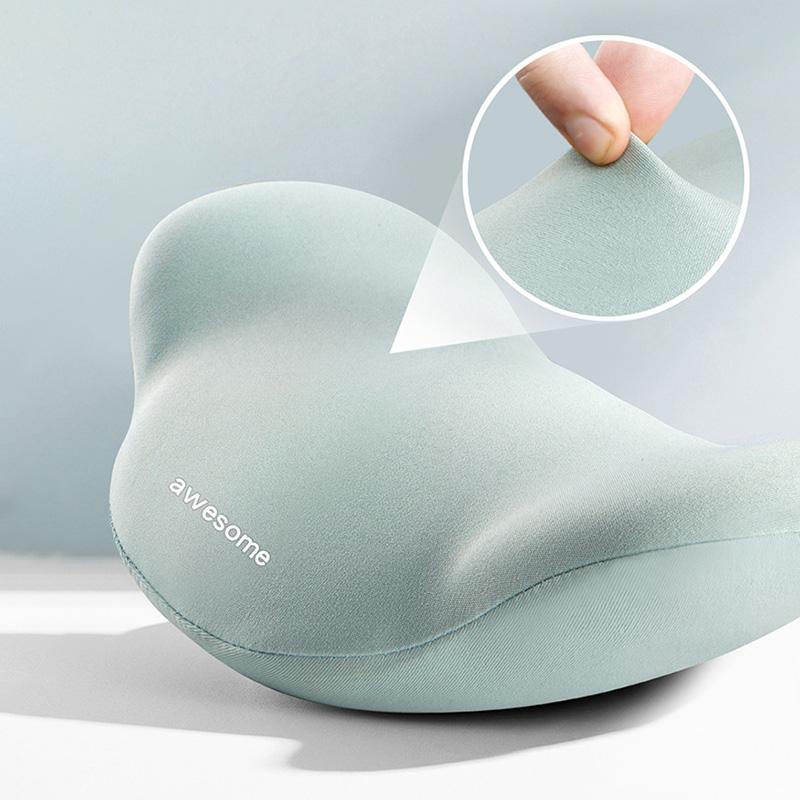Super Comfort Car Seat Memory Foam Head Neck Pillow Airplane Chair Cushion Travel Anti-fatigue Waist Lumbar Support Car