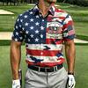 New Summer Men's Printed Casual Breathable Loose Short-Sleeve Shirt