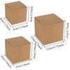10Pcs Multi Size Candy Box Folding DIY Packing Box  For Bridal Birthday Party Decor