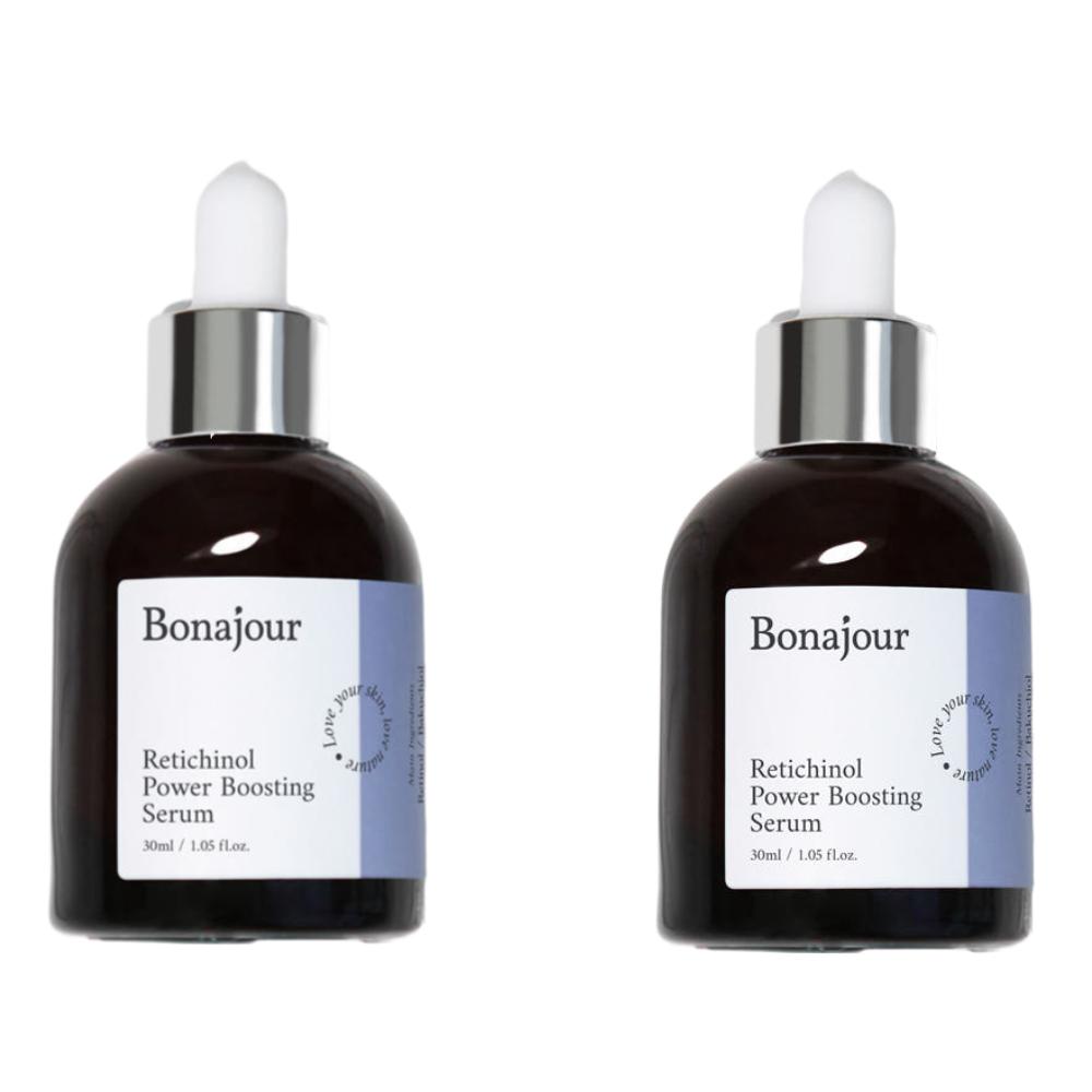 Bonajour Reticinol Power Boosting Serum 30ml x 2 Double Set Anti Aging Retinol Firming Care Wrinkle Reduction K-Beauty