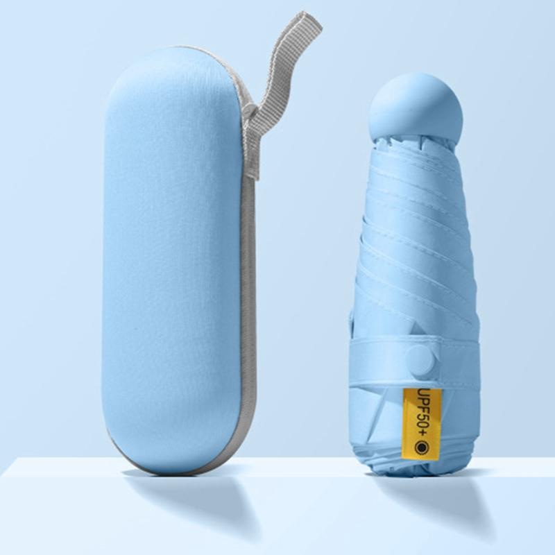 Sun Umbrella Anti-UV Mini Capsule Umbrella Small Umbrella Pocket Sun Protection And Ultraviolet Protection Parasol