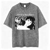 Anime Perfect Blue Mima Kirigoe Vintage Washed TShirt Men Women Clothing Fashion Aesthetic Short Sleeve Oversized T Shirts Tops